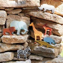 Charger l&#39;image dans la galerie, Coffret animaux safari - 8 Figurines en bois