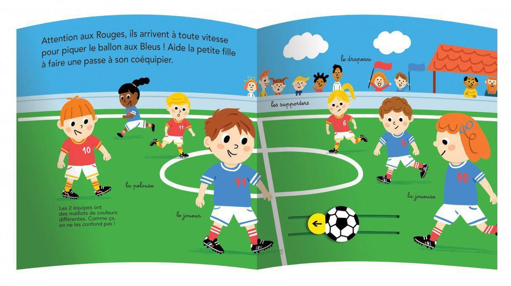 Le football - livre animé Kididoc dès 4 ans