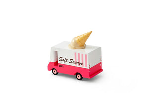 Petite voiture en bois  - Camion à glaces - Candylab 