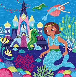 Cartes à gratter - Sirènes-3-Gründ-Anniversaire pour enfants sur le thème de l'océan, des pirates, des sirènes