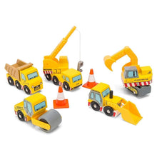 Charger l&#39;image dans la galerie, Set de construction - 5 petits véhicules en bois-Le Toy Van-Nos idées cadeaux pour enfant à chaque âge