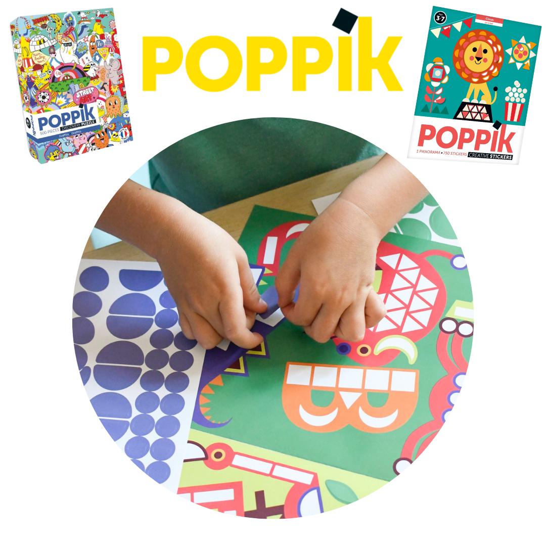 Poppik, les célèbres posters à stickers qui éveillent la curiosité des enfants 