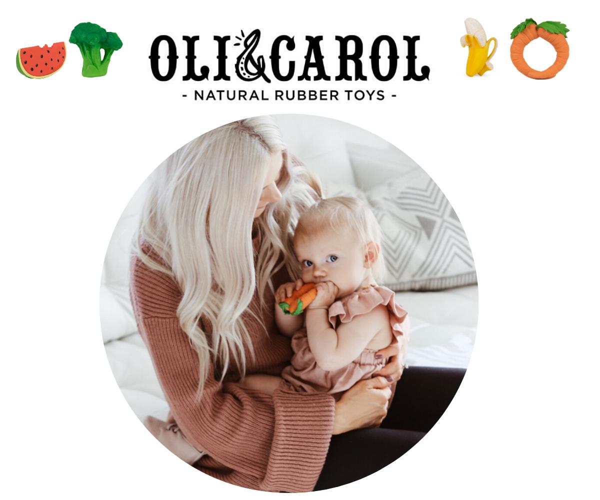 oli & carol anneaux dentition et jouets bain pour bébé - écologiques naturels