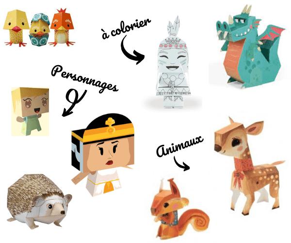 paper toys enfants - loisirs créatifs - origami