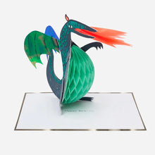 Charger l&#39;image dans la galerie, Carte anniversaire - Dragon 3D