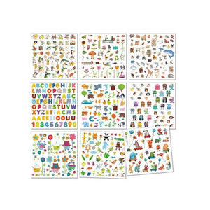 Aperçu des stickers - Pochette de 1 000 stickers pour les petits - Djeco