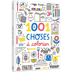 1001 choses à colorier-Auzou-Papeterie pour enfant
