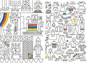 1001 choses à colorier-3-Auzou-Papeterie pour enfant