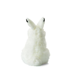 Grande peluche écologique - Lapin des neiges 24cm