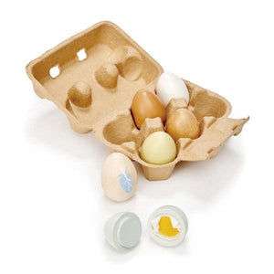Boîte d'œufs - Dinette en bois