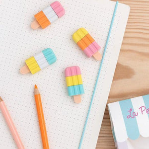 Gommes sur cahier - Mini gommes glaces pour enfant - Rex London