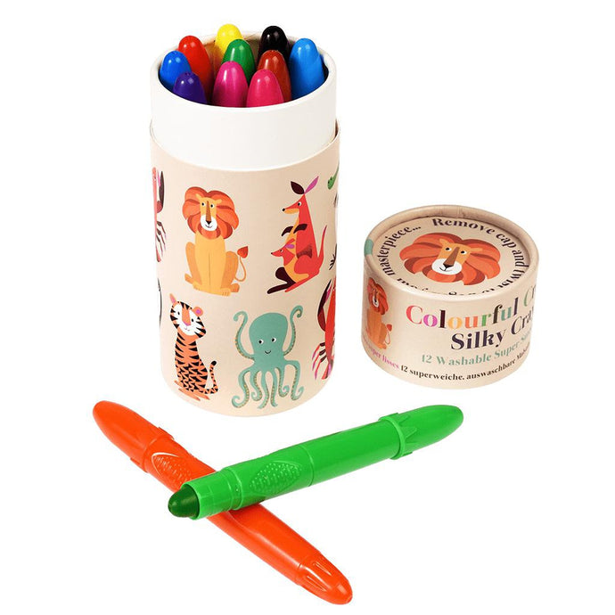 Set de 12 crayons cire rétractables - Rex London