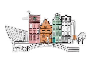 3D Color City Miniature - Amsterdam à colorier-3-Mon petit Art-Kit créatif pour enfant
