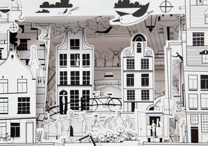 3D Color City Miniature - Amsterdam à colorier-4-Mon petit Art-Kit créatif pour enfant