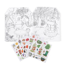 Charger l&#39;image dans la galerie, Aperçu Cahier de coloriage et stickers Le jardinier - Moulin Roty