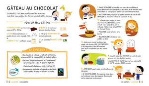 Recette gateau au chocolat - Je cuisine les pieds sur Terre - Livre de recettes pour enfant de 5 ans et +, Les éditions du Ricochet