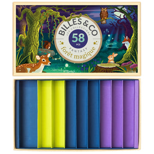Boîte de 58 billes Forêt magique - Billes & co - Idées cadeaux pour enfant à chaque âge