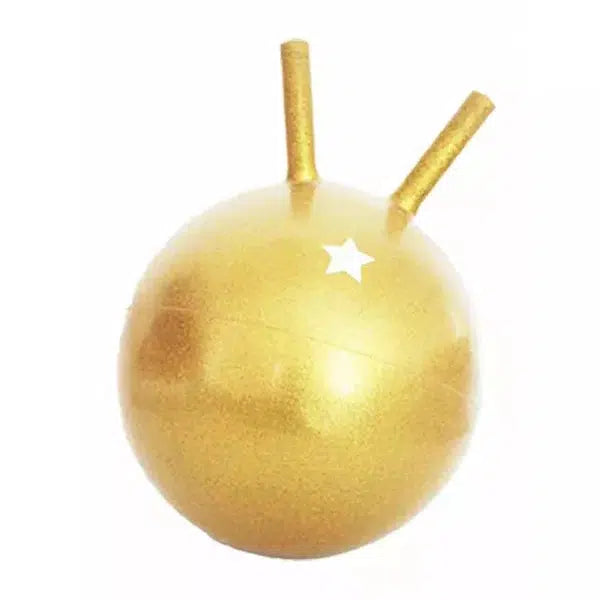 Ballon sauteur couleur doré pailleté - Ratatam