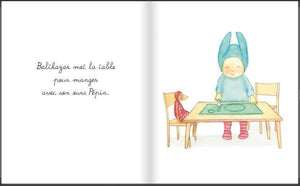 Bébé Balthazar - A table - Pédagogie Montessori-2-Hatier Jeunesse- Les livres Montessori pour enfants