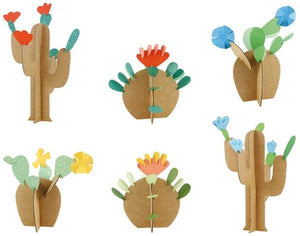 Mes cactus colorés - 6 cactus à créer-4-Pirouette Cacahouète-Kit créatif pour enfant