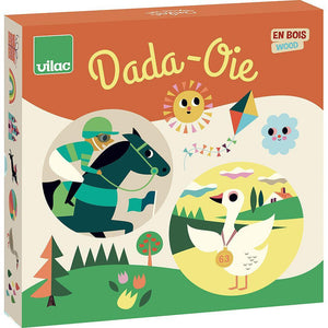Coffret de jeux de société en bois - Dada-Oie - Illustré par Ingela P.Arrhenius - Vilac