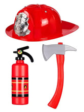 Charger l&#39;image dans la galerie, Déguisement de pompier avec accessoires enfant 4-7 ans