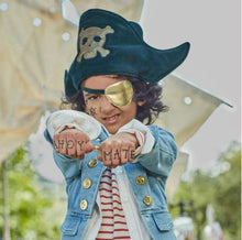 Charger l&#39;image dans la galerie, Déguisement de pirate enfant 3 - 6 ans, avec chapeau en velours - Meri Meri
