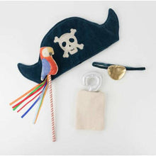 Charger l&#39;image dans la galerie, Déguisement de pirate enfant 3 - 6 ans, avec chapeau en velours - Meri Meri