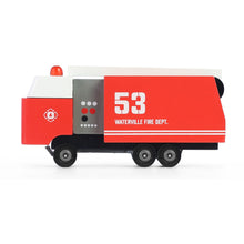Charger l&#39;image dans la galerie, Camion de pompiers - Petite voiture en bois
