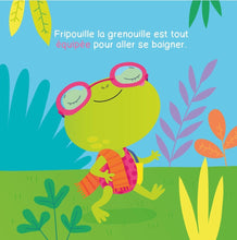 Charger l&#39;image dans la galerie, La baignade de Fripouille la grenouille-3-Auzou-Les livres pour les enfants de 2 ans