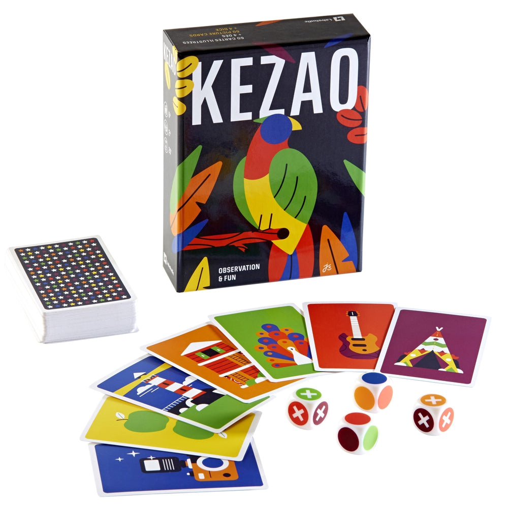 Kezao-Laboludic- Jeu de cartes pour les enfants à partir de 4 ans