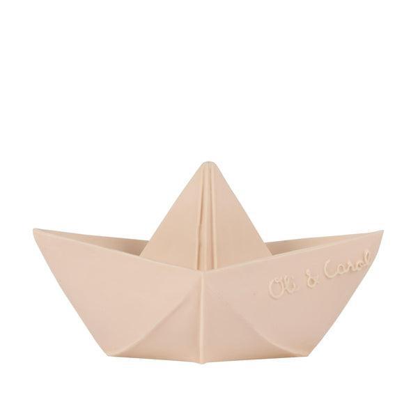 Bateau origami nude - Jouet de bain écologique - Oli & Carol