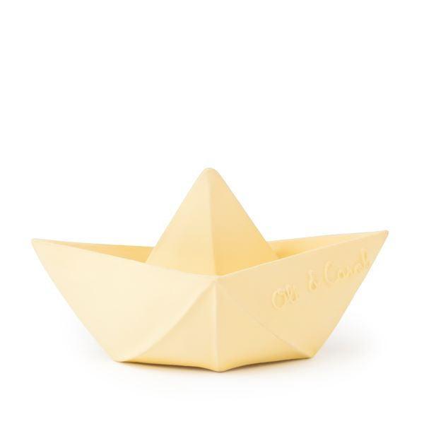Bateau origami vanille - Jouet de bain-Jouets-Oli & Carol-Disponible chez Graffiti, la librairie des petits