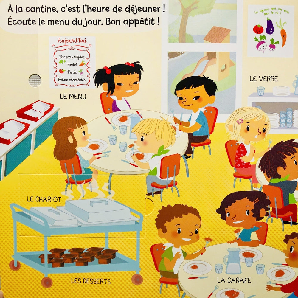 L'école maternelle - Mes premiers docs sonores-2-Gründ-Les livres pour les enfants de 3 ans