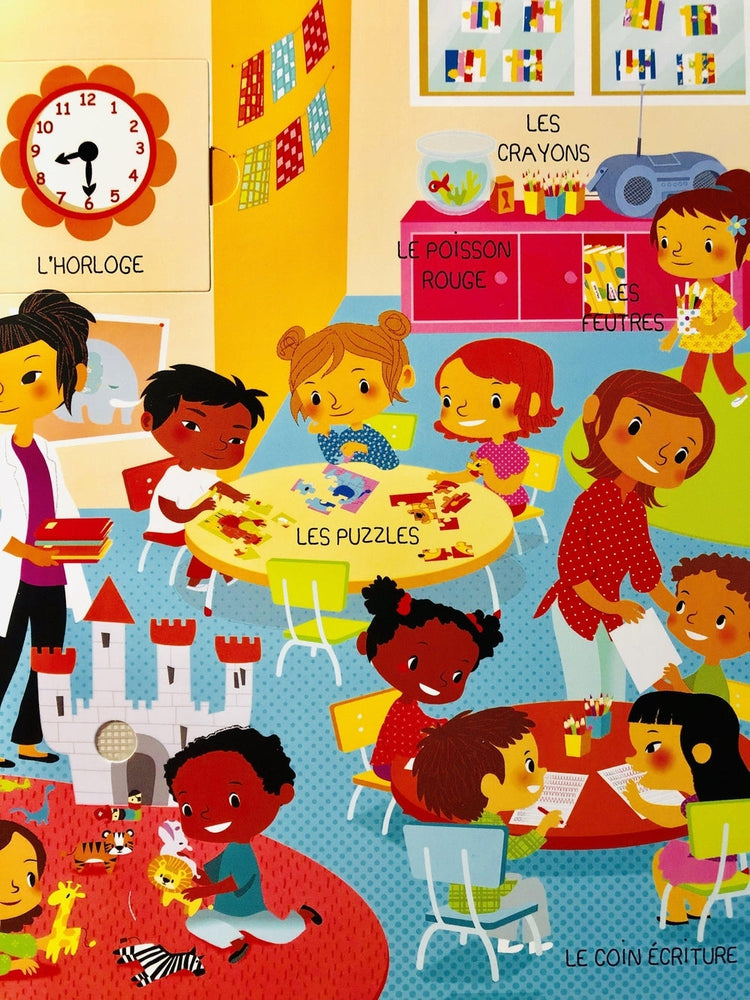L'école maternelle - Mes premiers docs sonores-3-Gründ-Les livres pour les enfants de 3 ans