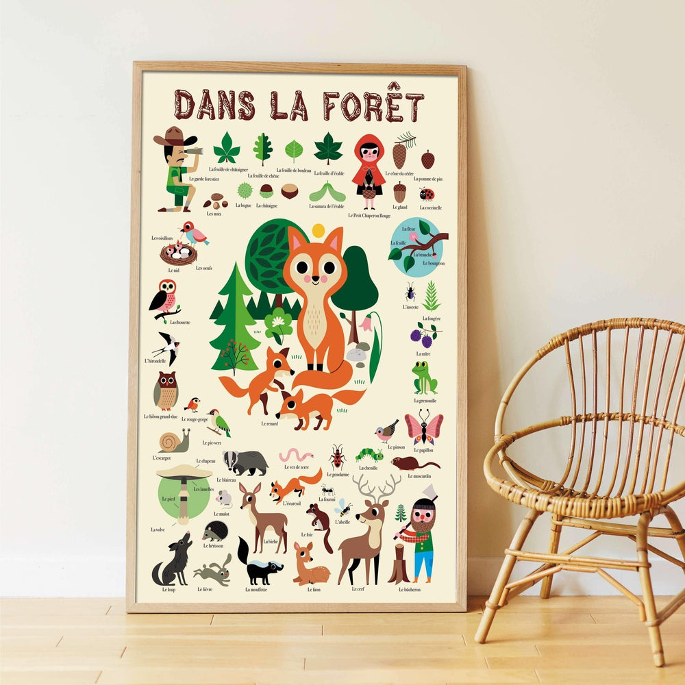 Poster gommettes - La forêt - Poppik - Activité créative pour les enfants à partir de 3 ans-2