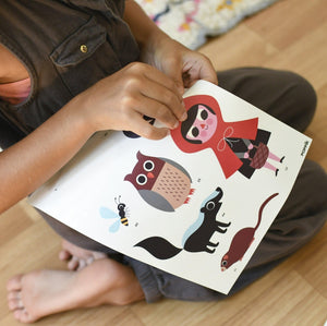 Poster gommettes - La forêt - Poppik - Activité créative pour les enfants à partir de 3 ans-4