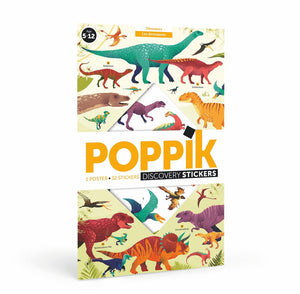 Gommettes Dinosaures - Poppik - Activité créative pour enfant à partir de 5 ans