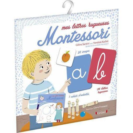Mes lettres rugueuses Montessori-Gründ- Les livres Montessori pour enfants