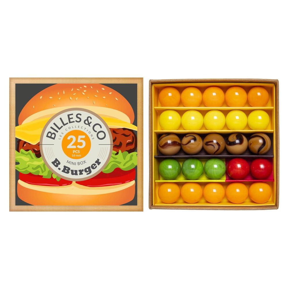 Mini boîte de billes B-Burger - Billes & Co