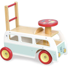 Charger l&#39;image dans la galerie, Minibus porteur 2 en 1 - porteur et chariot de marche - Pour enfants de 18 mois et + - Vilac