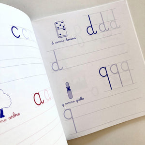 Mon cahier Montessori d'écriture-3-Nathan- Cahier d'activité Montessori pour enfants