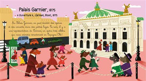 Mon petit Paris en musique - Un livre pour bébés de 6 mois et + - Gründ