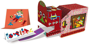 PaperToys géants - Robots-2-Auzou-Kit créatif pour enfant