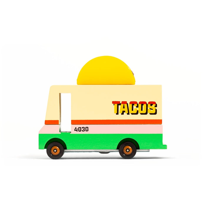 Petite voiture en bois - Camion Tacos - Candylab