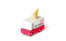 Charger l&#39;image dans la galerie, Petite voiture en bois  - Camion à glaces - Candylab 