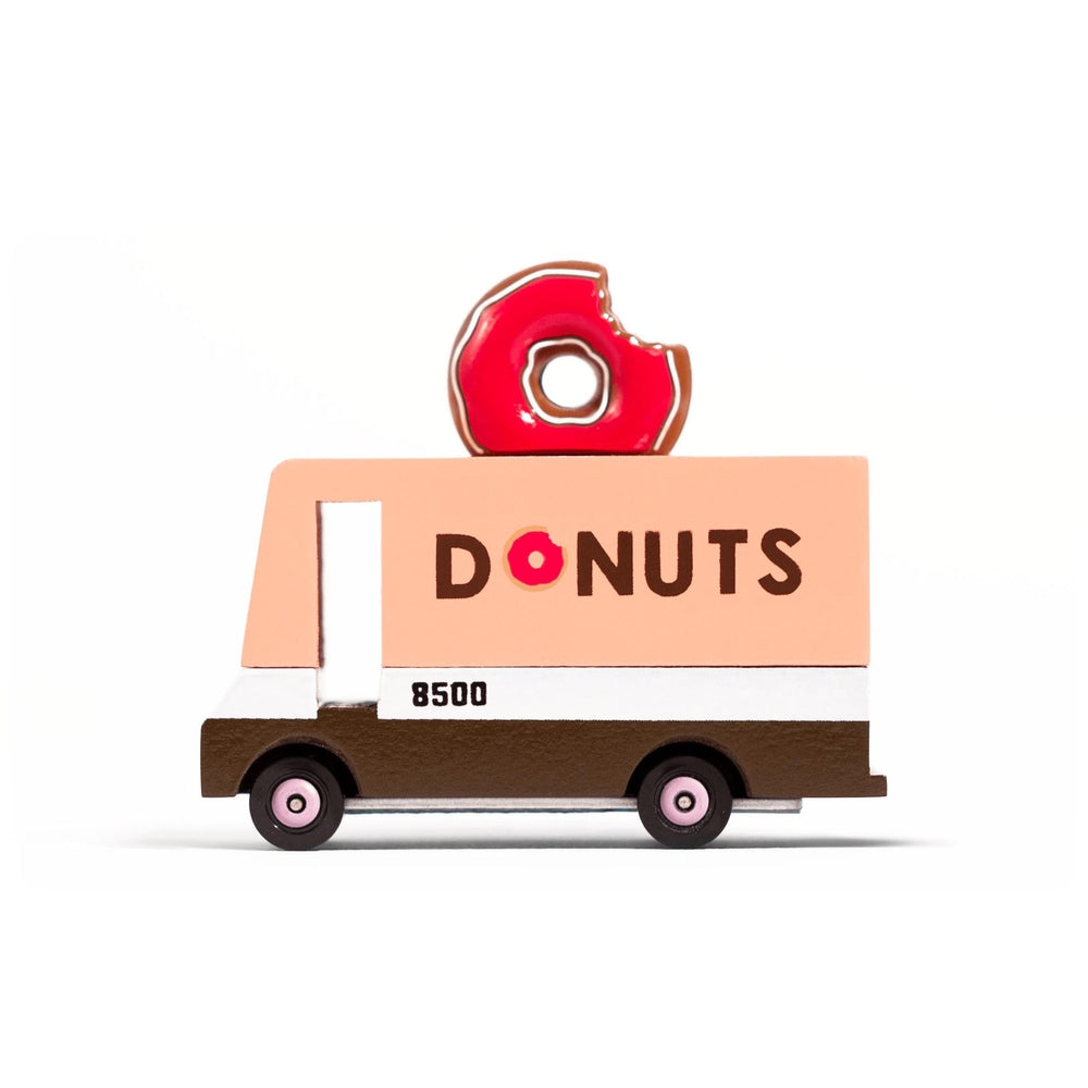 Petite voiture en bois - Camion Donut - Candylab