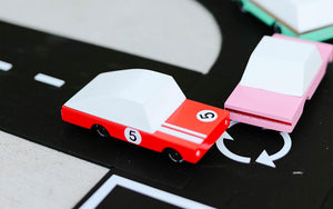 Petite voiture en bois - Candycar Rouge Racer - Candylab