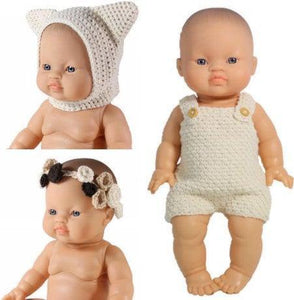 Poupon petite fille d'Asie aux yeux clairs - Collection Les poupées Gordis - Minikane