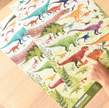 Charger l&#39;image dans la galerie, Puzzle Dinosaures 280 pièces pour les enfants dès 6 ans - Poppik